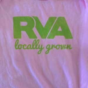 RVA onesie - pink/green 12 month - richmond va
